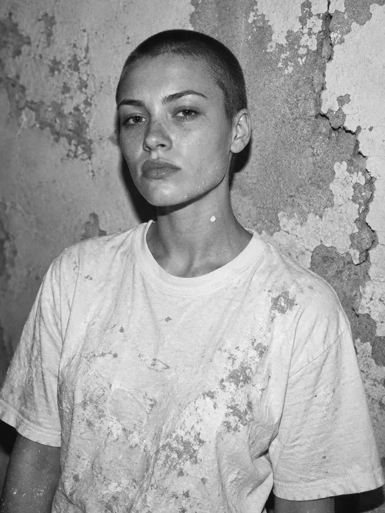 Футболка «Штукатурка» на модели