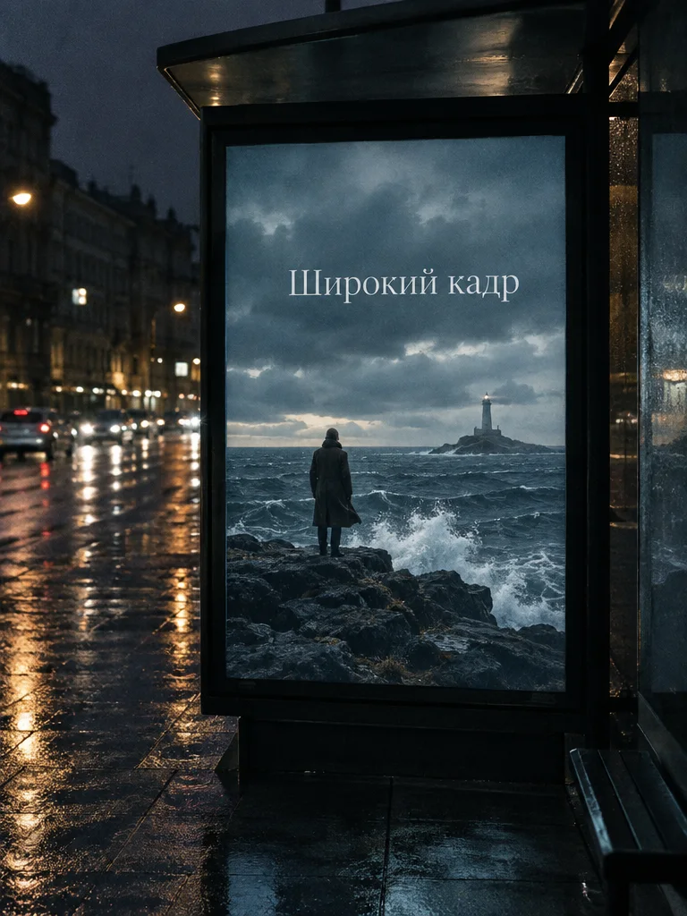 Марк Ветров — Афиша на остановке