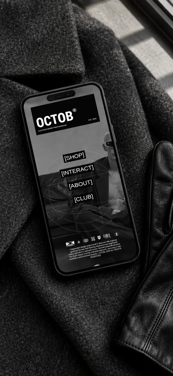 ОСТОВ — Сайт на телефоне