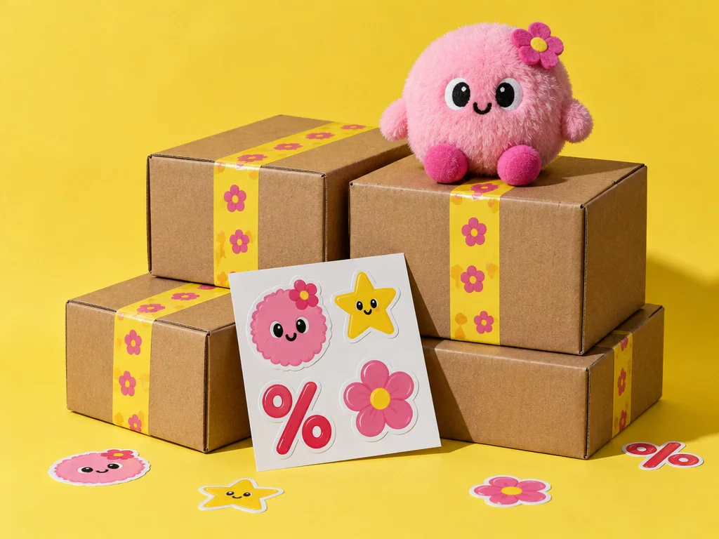 Лотос TOYS — Коробки, скотч и наклейки