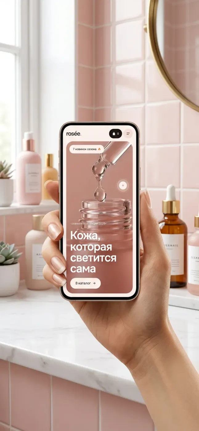 rosée — rosée на экране телефона