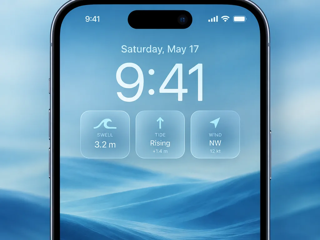 Lock screen widgets